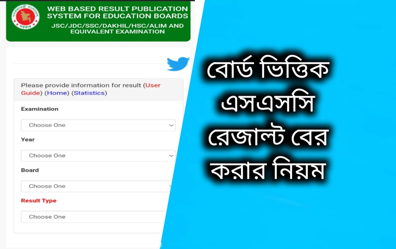 বোর্ড ভিত্তিক এসএসসি রেজাল্ট বের করার নিয়ম